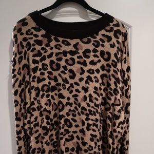 Ava & Viv Cheetah Sweater 3x